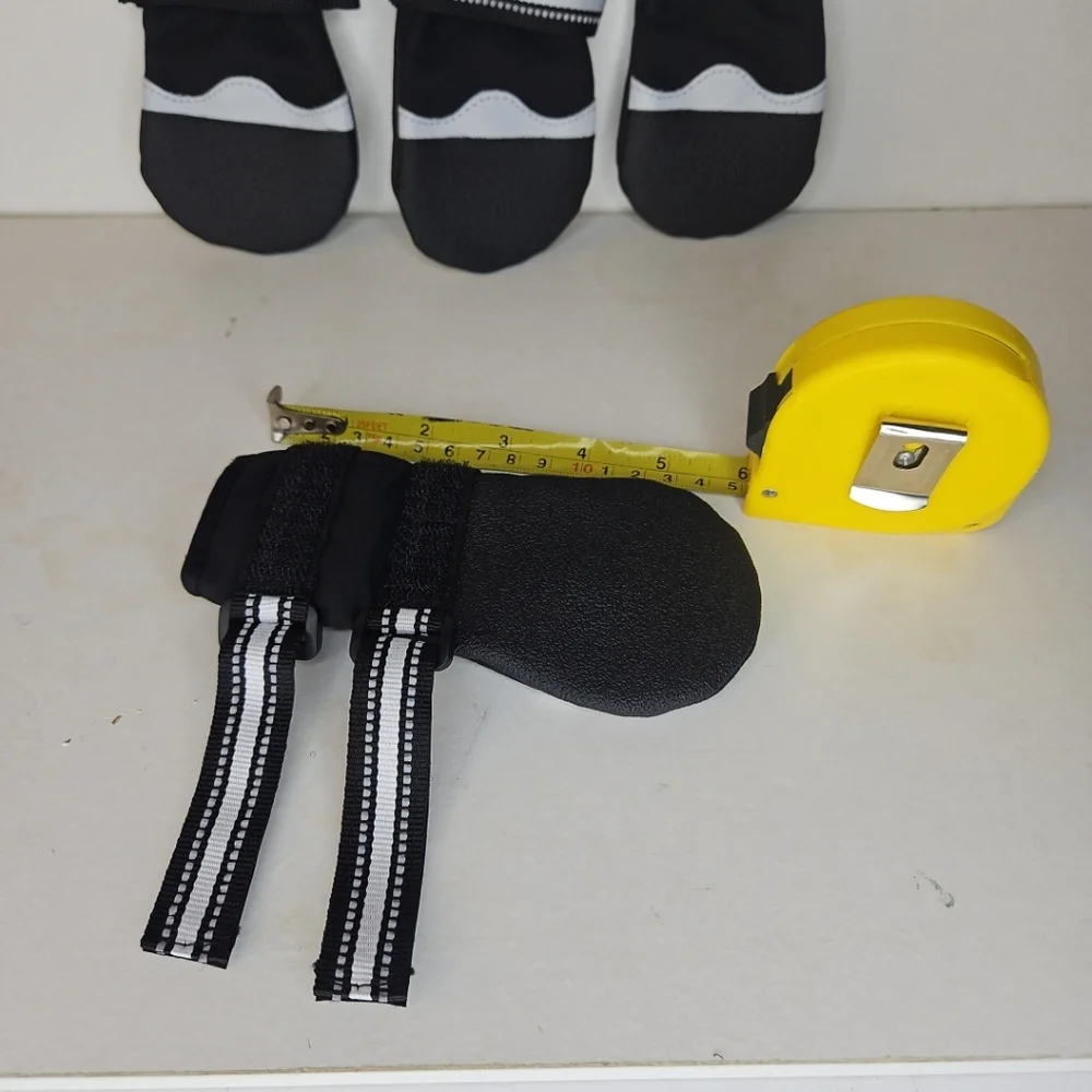 Black and White Dog Boots